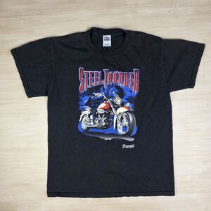 Vintage Delta Steel Thunder Sturgis Biker Motorcycle Shirt Size Medium‎